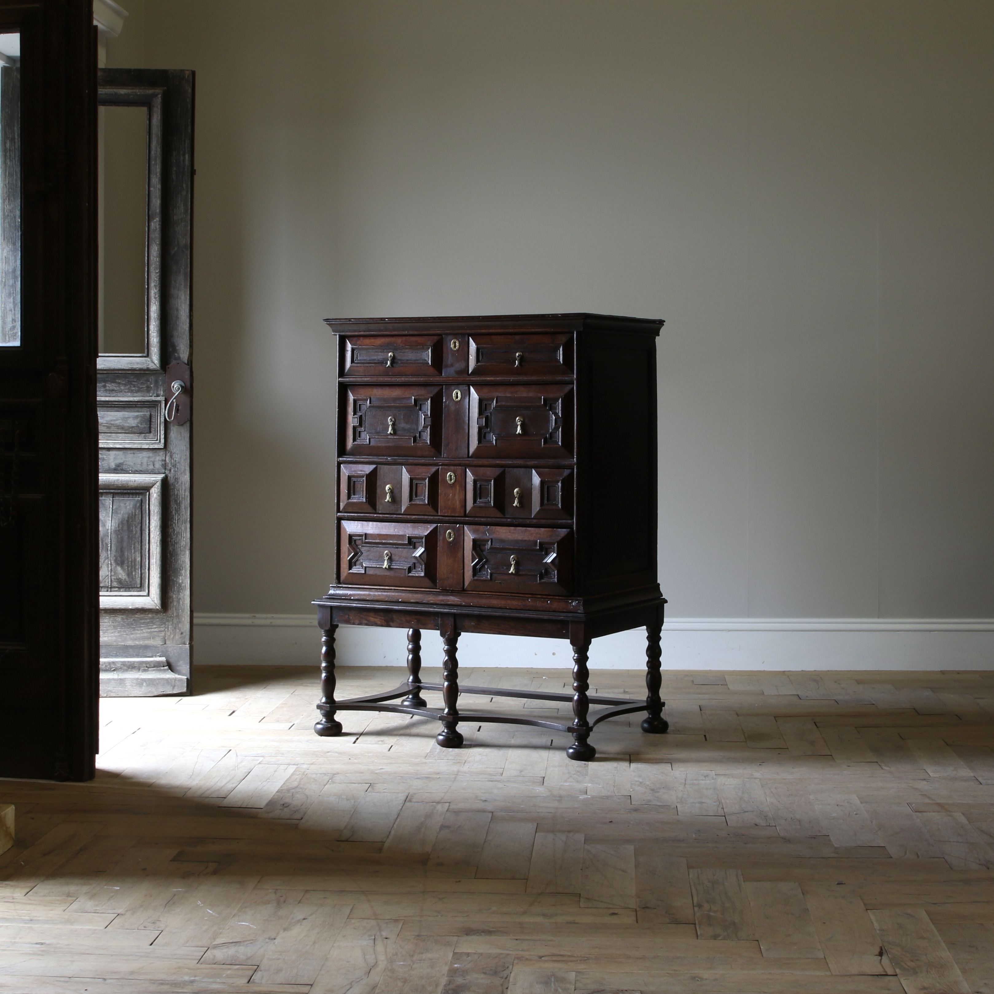 151-65 - Jacobean Chest on Stand